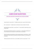 AAMS  BUNDLED EXAMS WITH GUARANTEED ACCURATE ANSWERS