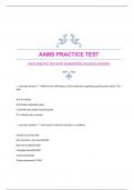 AAMS PRACTICE TEST WITH GUARANTEED ACCURATE ANSWERS