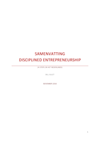 Samenvatting (Nederlands) Disciplined Entrepreneurship/24 steps
