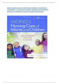 WONG'S NURSING CARE OF INFANTS AND CHILDREN 11TH EDITION BY HOCKENBERRY - TEST BANK WITH CORRECT ANSWERS|DEVELOPMENTAL APPROACH TO DESCRIBE THE CARE OF CHILDREN DEVELOPMENT