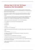 Clinical Med III D2 Fall 120 Exam Questions Well Solved|2024|25 Pages