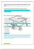 NUR-631 FINAL EXAM QUESTION AND CORRECT ANSWERS VERIFIED A+ SCORE (2024)