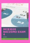 MCB3020 BACUSMO EXAM 4