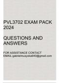 PVL3702 Exam pack 2024(Questions and answers)