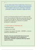 ATI RN PEDIATRICS PROCTORED PRACTICE EXAM  2024-2025 ACTUAL EXAM COMPLETE 60 QUESTIONS  AND CORRECT DETAILED ANSWERS (VERIFIED  ANSWERS) |ALREADY GRADED A+||BRAND NEW!!