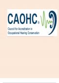 CAOHC Certification Exam – Questions With Answers (100% Correct)