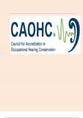 CAOHC Certification Exam:- Questions & Answers (A+)