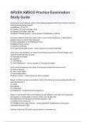 APUSH AMSCO Practice Examination Study Guide questions and answers