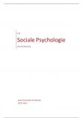 Samenvatting -  Sociale psychologie I: sociale cognitie (1018725AER)