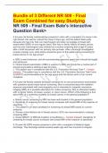 Bundle of 3 Different NR 509 - Final Exam Combined for easy Studying