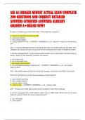 ASE A5 BRAKES NEWEST ACTUAL EXAM COMPLETE 200 QUESTIONS AND CORRECT DETAILED ANSWERS (VERIFIED ANSWERS) ALREADY GRADED A+BRAND NEW!! 