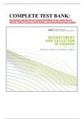 COMPLETE TEST BANK: Recruitment And Selection In Canada, 8th Edition Victor Catano, Rick D. Hackett, Willi H. Wiesner, Nicolas Roulin, And Monica Belcourt latest Update. 