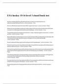 USA hockey 15-16 level 3 closed book test