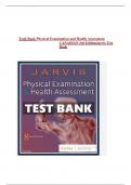 Tank Bank Physical Examination and Health Assessment CANADIAN 3rd Edition Jarvis Test Bank