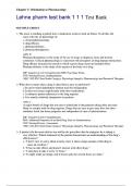 Lehne pharm test bank 1 1 1 Test Bank  Question and Answers With Rationale)