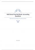 Wall Street Prep Red Book Question and answers rated A+