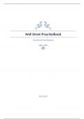 Wall Street Prep Redbook Question and answers already passed 