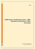 LVMH Expert Certification Exam – With Questions & Solutions (100% Accurate)