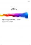 Math 1A (Calculus): Ch. 1.2 Notes