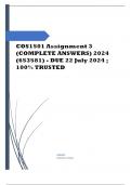 COS1501 Assignment 3 (COMPLETE ANSWERS) 2024 (653581) - DUE 22 July 2024 Course Theoretical Computer Science I (COS1501) Institution University Of South Africa (Unisa) Book Foundations of Software Technology and Theoretical Computer Science