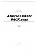 AUE1601 EXAM PACK 2024/2025