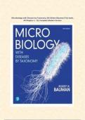 Microbiology with Diseases by Taxonomy, 6th Edition (Bauman) Test bank, All Chapters 1 - 26, Complete Modern Version