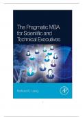 The programatic MBA for scientific and technical executives