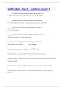 MSIS 3223 - Nord - Okstate - Exam 1 Questions With 100% Correct Answers.