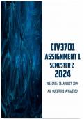 CIV3701 Assignment 1 Semester 2 2024 | Due 25 August 2024