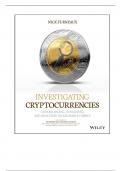 Investigating cryptocurrencies