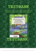 Test Bank for Professional Nursing Concepts Competencies for Quality Leadership 4th Edition by Anita Finkelman Chapter 1-14 Complete Guide.