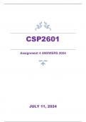 CSP2601 Assignment 4 ANSWERS 2024