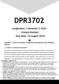 DPR3702 Assignment 1 (ANSWERS) Semester 2 2024 - DISTINCTION GUARANTEED