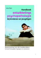 Handboek ontwikkelingspsychopathologie, Jacob Rigter