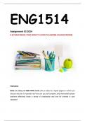 ENG1514 ASSIGNMENT 3 2024