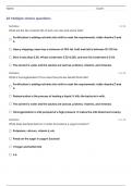  DAIRY UNIT TEST REVIEW QUESTIONS WITH VERIFIED ANSWERS ALREADY GRADED A+