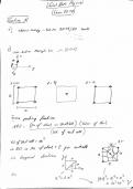 Solid State Physics 2014 Exam - Full Solution