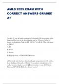 AMLS 2025 EXAM WITH CORRECT ANSWERS GRADED A+