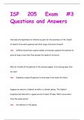 ISP 205 Exams  Questions and Answers