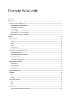 Samenvatting discrete wiskunde