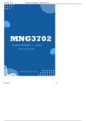 MNG3702 Assignment 1 ANSWERS Semester 2 DUE 25 JULY 2024