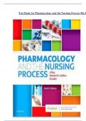 Test Bank for Pharmacology and the Nursing Process 9th Edition Linda Lilley Shelly Collins Julie Snyder Complete Guide A+