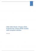 MHC 6301 Week 1-5 Full Solution Pack Updated 2024 with complete solutions