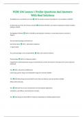 NCM 106 Lesson 1 Prelim Questions And Answers With Real Solutions