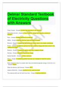 Delmar Standard Textbook of Electricity Questions with Answers 