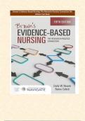 TEST BANK FOR BROWN'S EVIDENCE-BASED NURSING: THE RESEARCH-PRACTICE CONNECTION 5TH EDITION 2024-2025|NEWEST EDITION GRADED A+