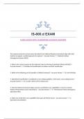 IS-800.d EXAM WITH GUARANTEED ACCURATE ANSWERS