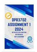 DPR3702 Assignment 1 (COMPLETE QUESTIONS &  ANSWERS) Semester 2 2024_ DUE 16 August 2024