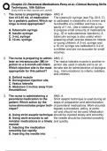 CHAPTER 22 PARENTERAL MEDICATIONS PERRY ET AL CLINICAL NURSING SKILLS & TECHNIQUES 10TH EDITION EXAM 2024