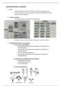 Samenvatting -  Plantkunde en inleiding tot de  farmacognosie - hoofdstuk 1